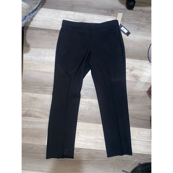 Banana Republic NWT RYAN SLIM WOOL-BLEND PANT Black Italian, Size 4p, MSRP $98 - Picture 5 of 11